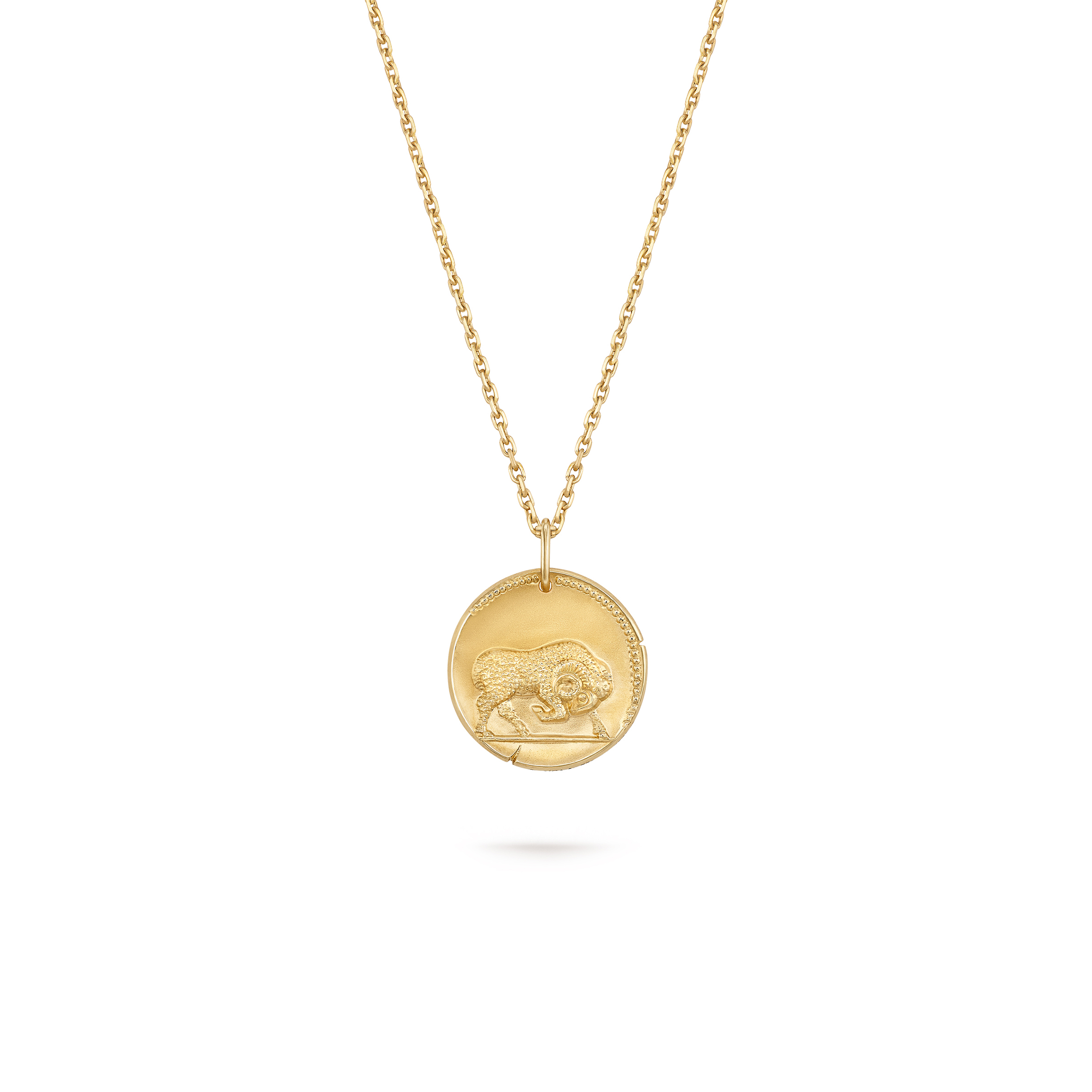 VAN CLEEF ARPELS ZODIAQUE MEDAL ARIETIS (ARIES) - YELLOW GOLD  VCARP7SQ00